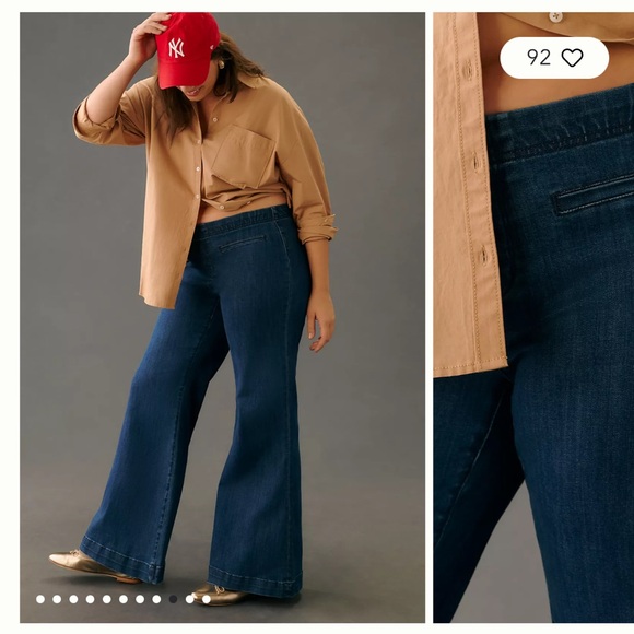 Anthropologie Denim - Pilcro by Anthropologie high rise pull-on retro flare jeans plus size 22w